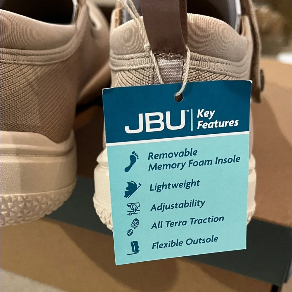 JBU Taupe Merry Knit Mary Janes/NIB/9.5M - Picture 7 of 14